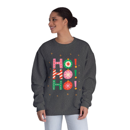 Holiday Crewneck Sweatshirt — "HO! HO! HO!"