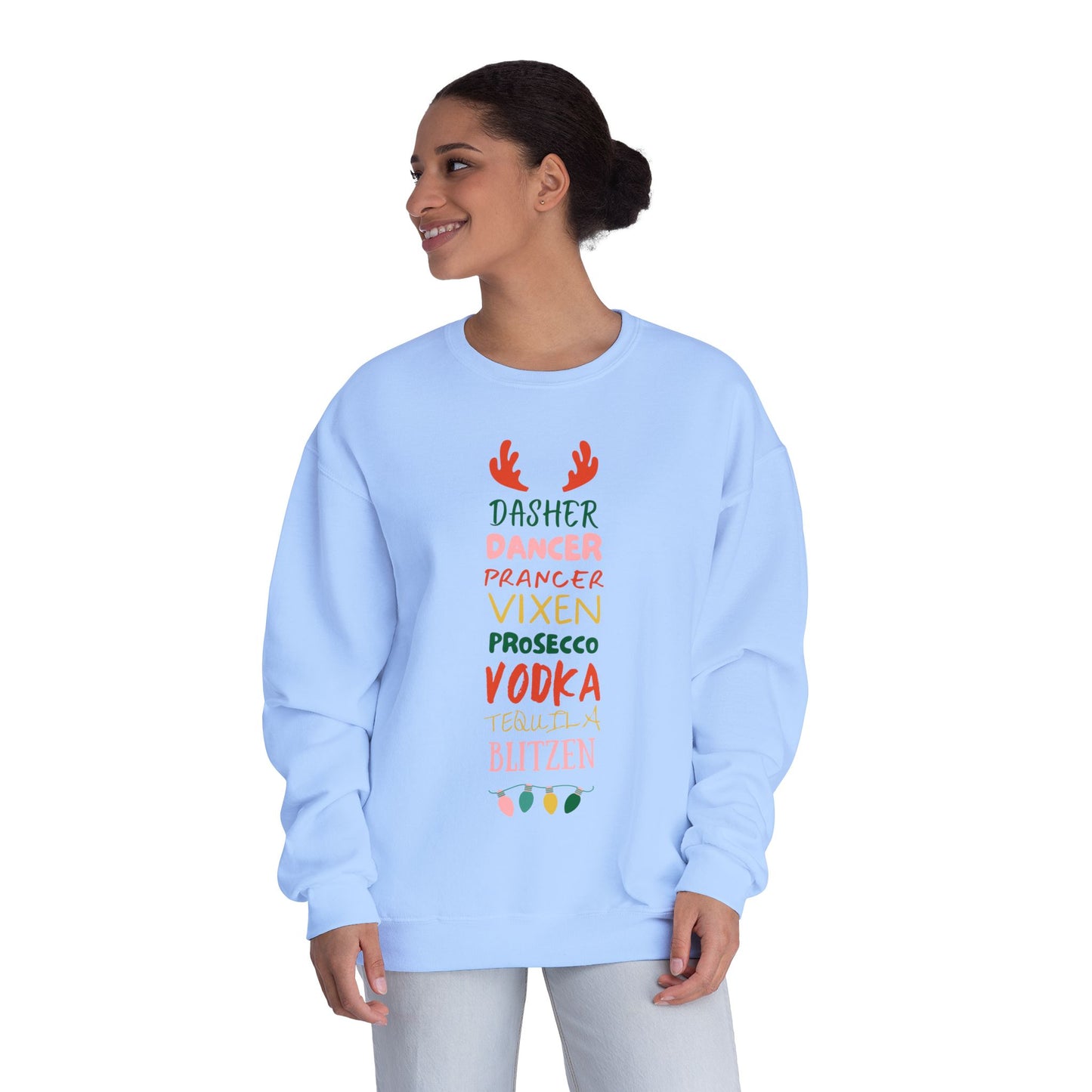 "Vodka, Prosecco, Vixen" Holiday Sweatshirt