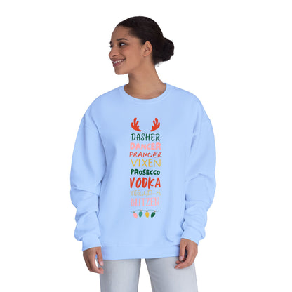 "Vodka, Prosecco, Vixen" Holiday Sweatshirt