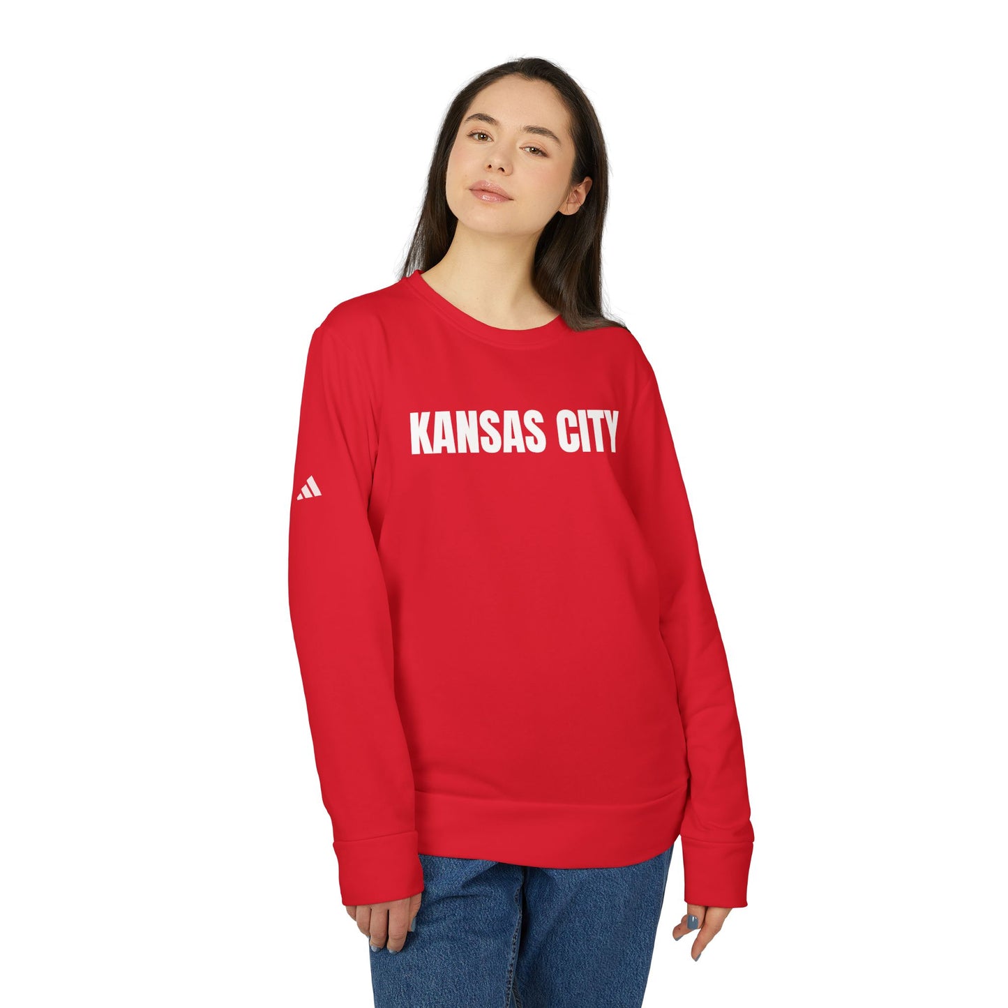 Kansas City adidas Fleece Crewneck Sweatshirt