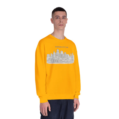 'Kansas City, MO' Vintage Cityscape Crewneck