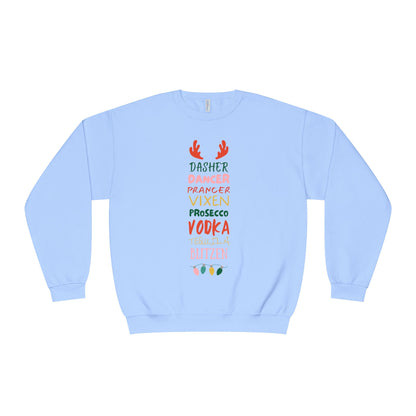 "Vodka, Prosecco, Vixen" Holiday Sweatshirt