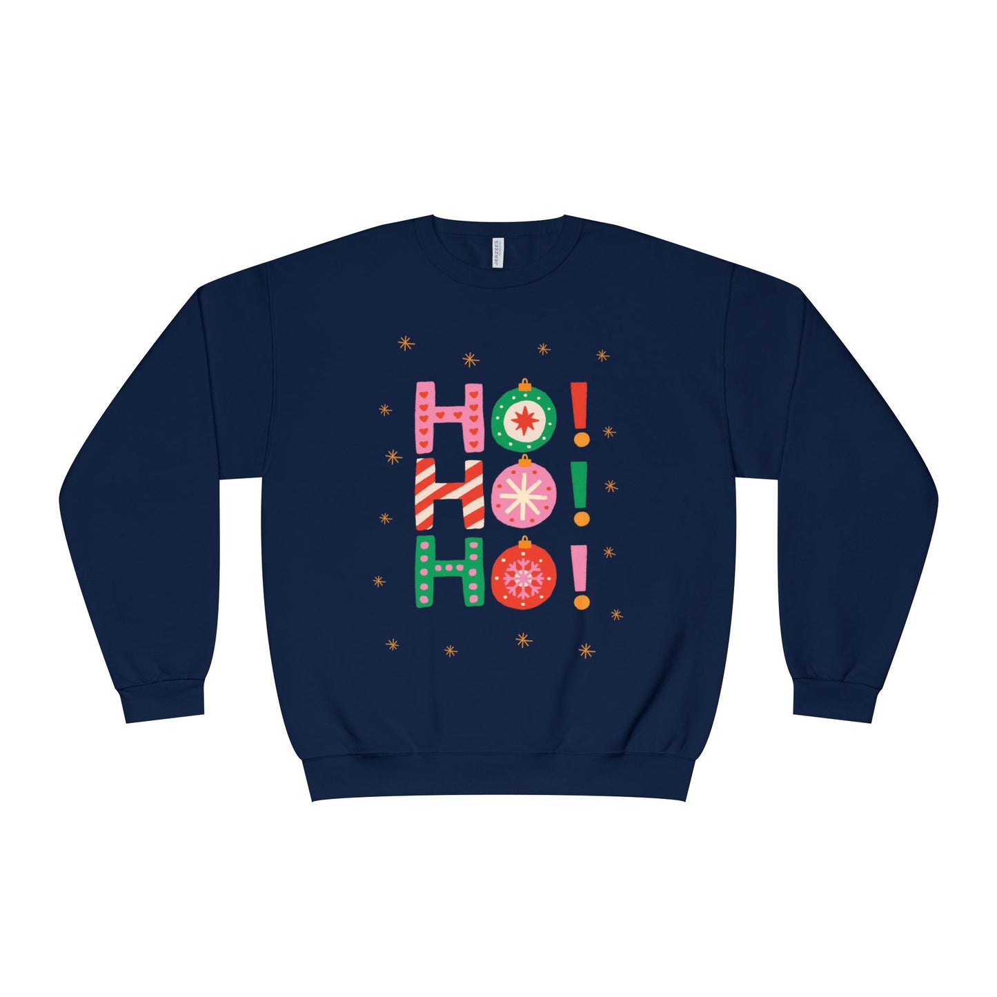 Holiday Crewneck Sweatshirt — "HO! HO! HO!"