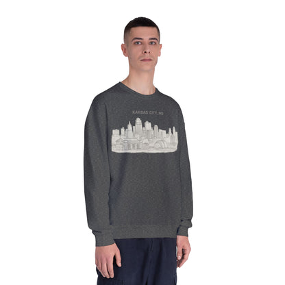 'Kansas City, MO' Vintage Cityscape Crewneck