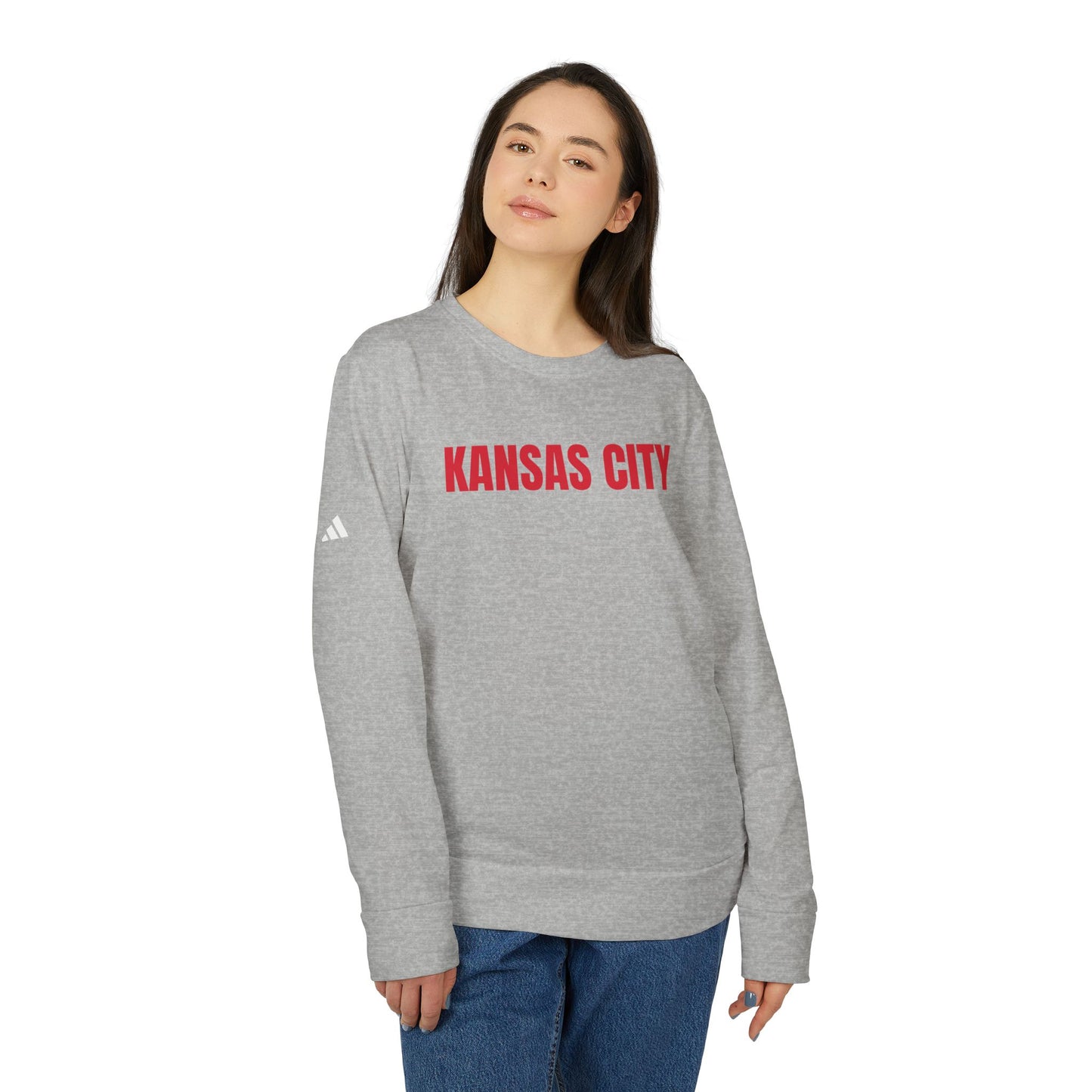 Kansas City adidas Fleece Crewneck Sweatshirt