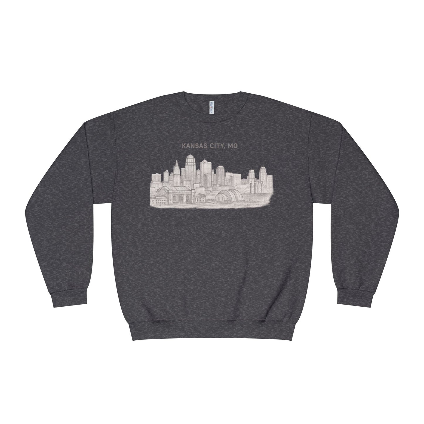 'Kansas City, MO' Vintage Cityscape Crewneck