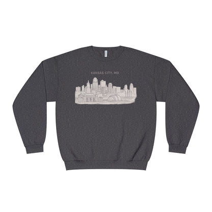 'Kansas City, MO' Vintage Cityscape Crewneck