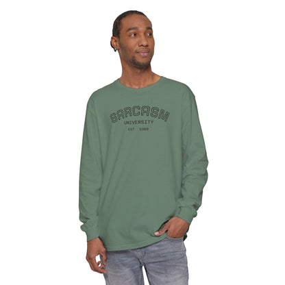 Sarcasm University Long Sleeve Tee