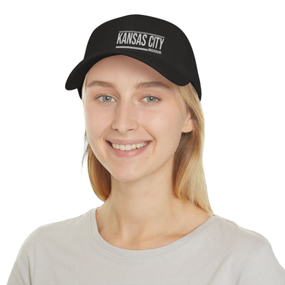Kansas City Missouri Low Profile Baseball Cap – Vintage Script City Pride Hat