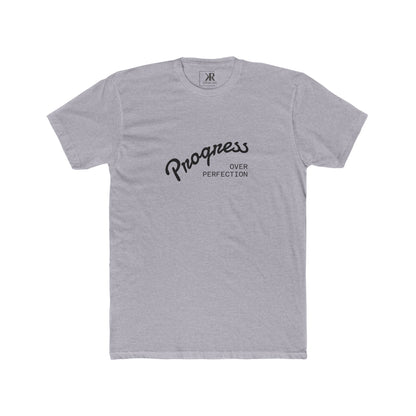 Progress Over Perfection T-Shirt - Unisex Cotton Crew Tee