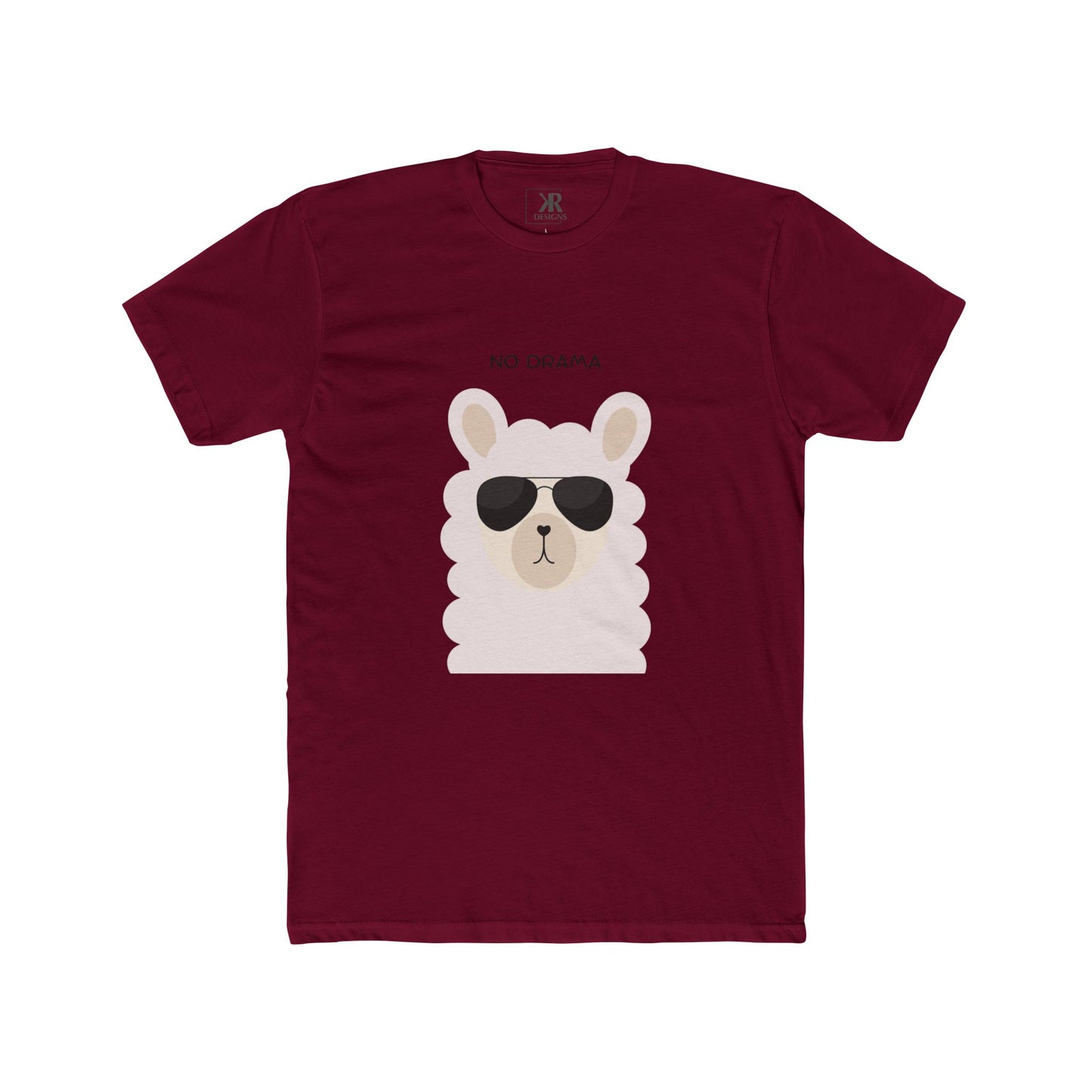 No Drama Llama Cotton Crew Tee