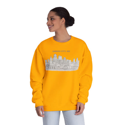 'Kansas City, MO' Vintage Cityscape Crewneck