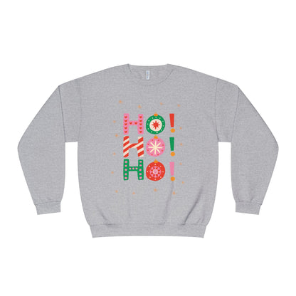 Holiday Crewneck Sweatshirt — "HO! HO! HO!"