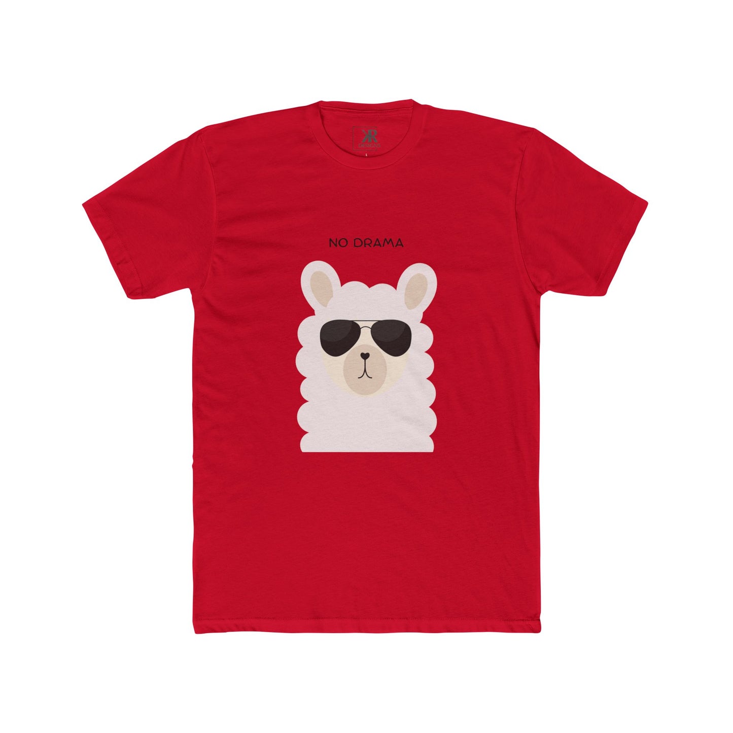 No Drama Llama Cotton Crew Tee