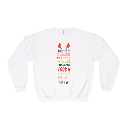 "Vodka, Prosecco, Vixen" Holiday Sweatshirt