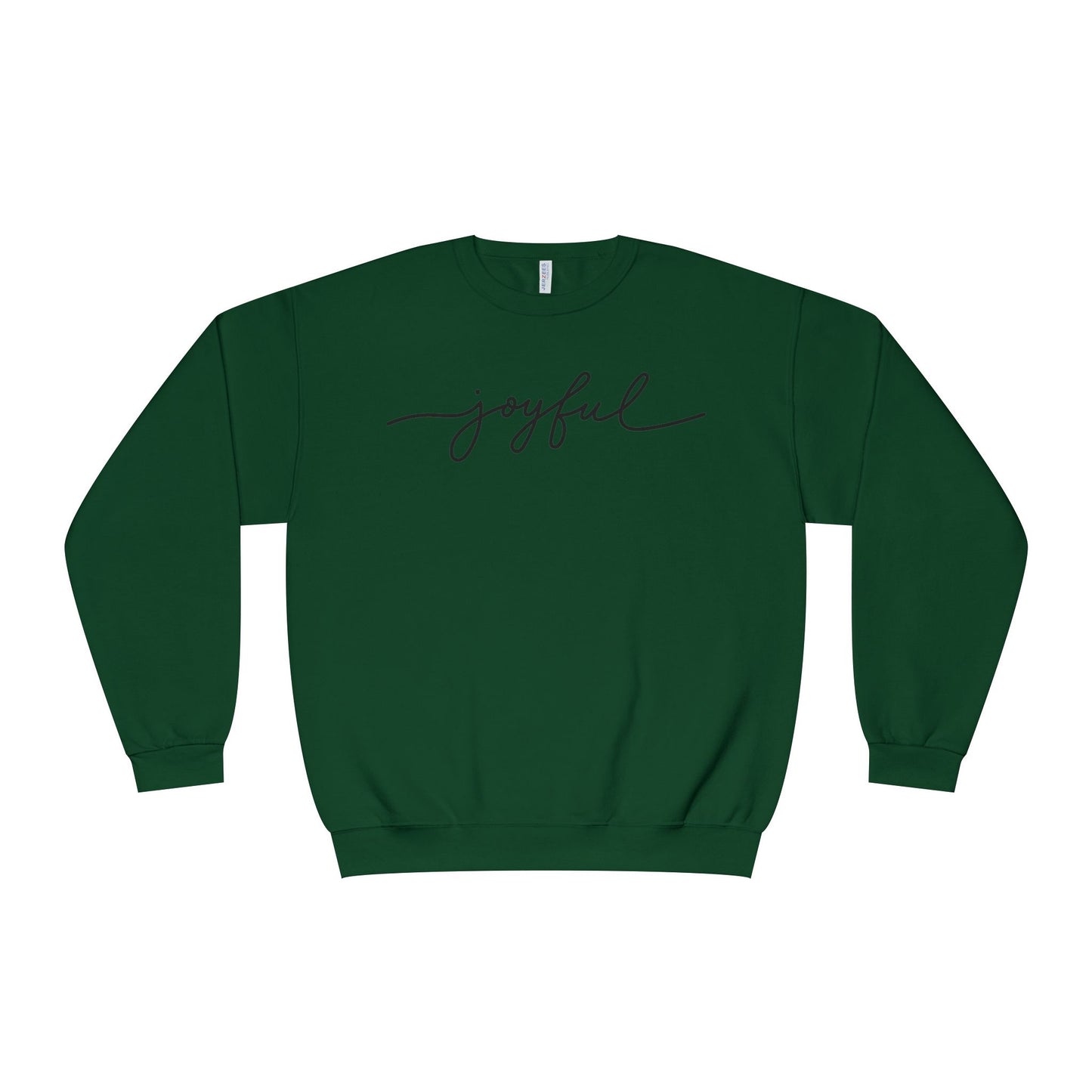 "joyful" Minimal Crewneck Pullover
