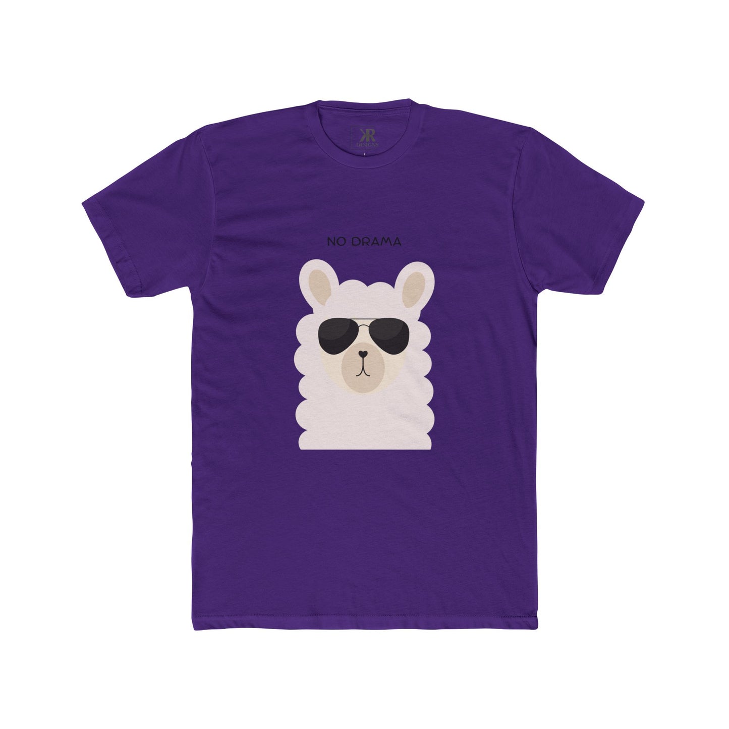No Drama Llama Cotton Crew Tee