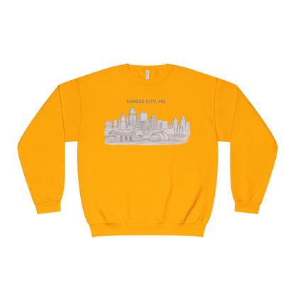 'Kansas City, MO' Vintage Cityscape Crewneck