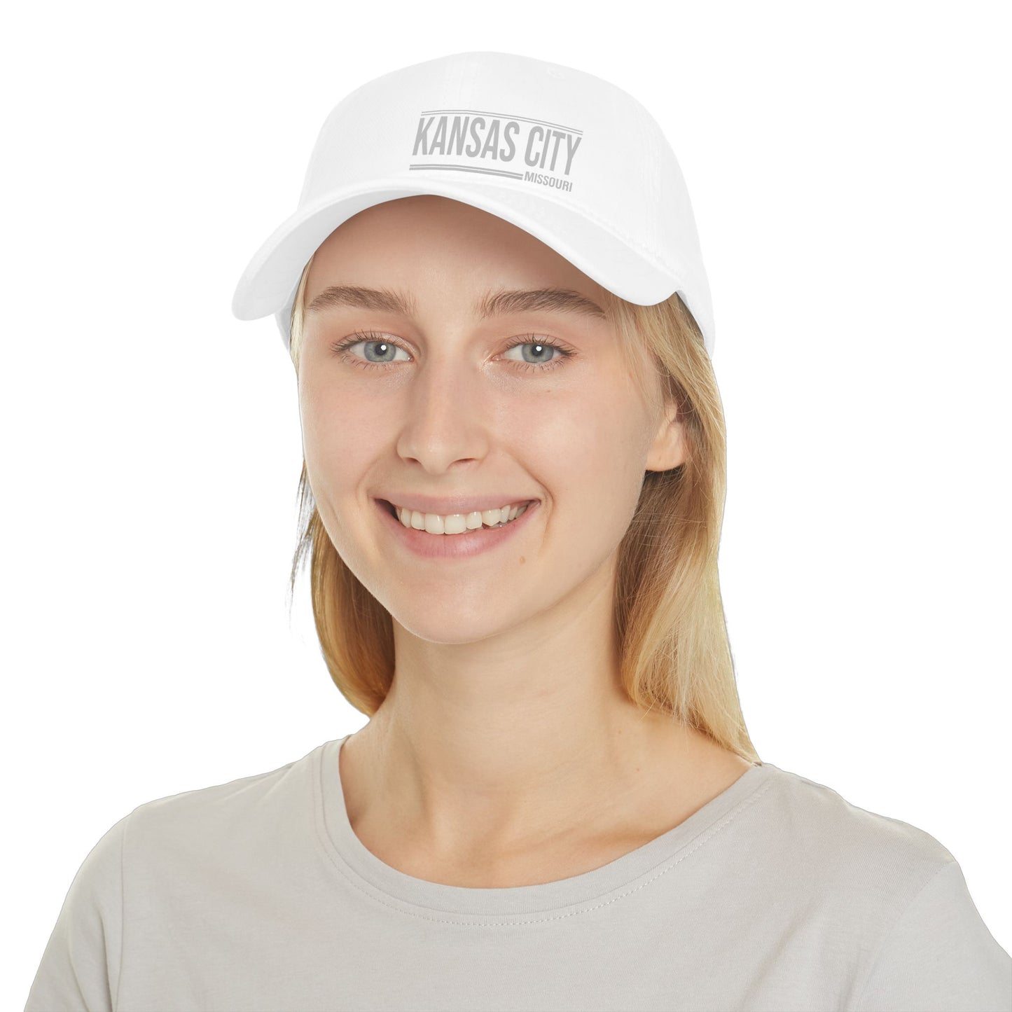 Kansas City Missouri Low Profile Baseball Cap – Vintage Script City Pride Hat