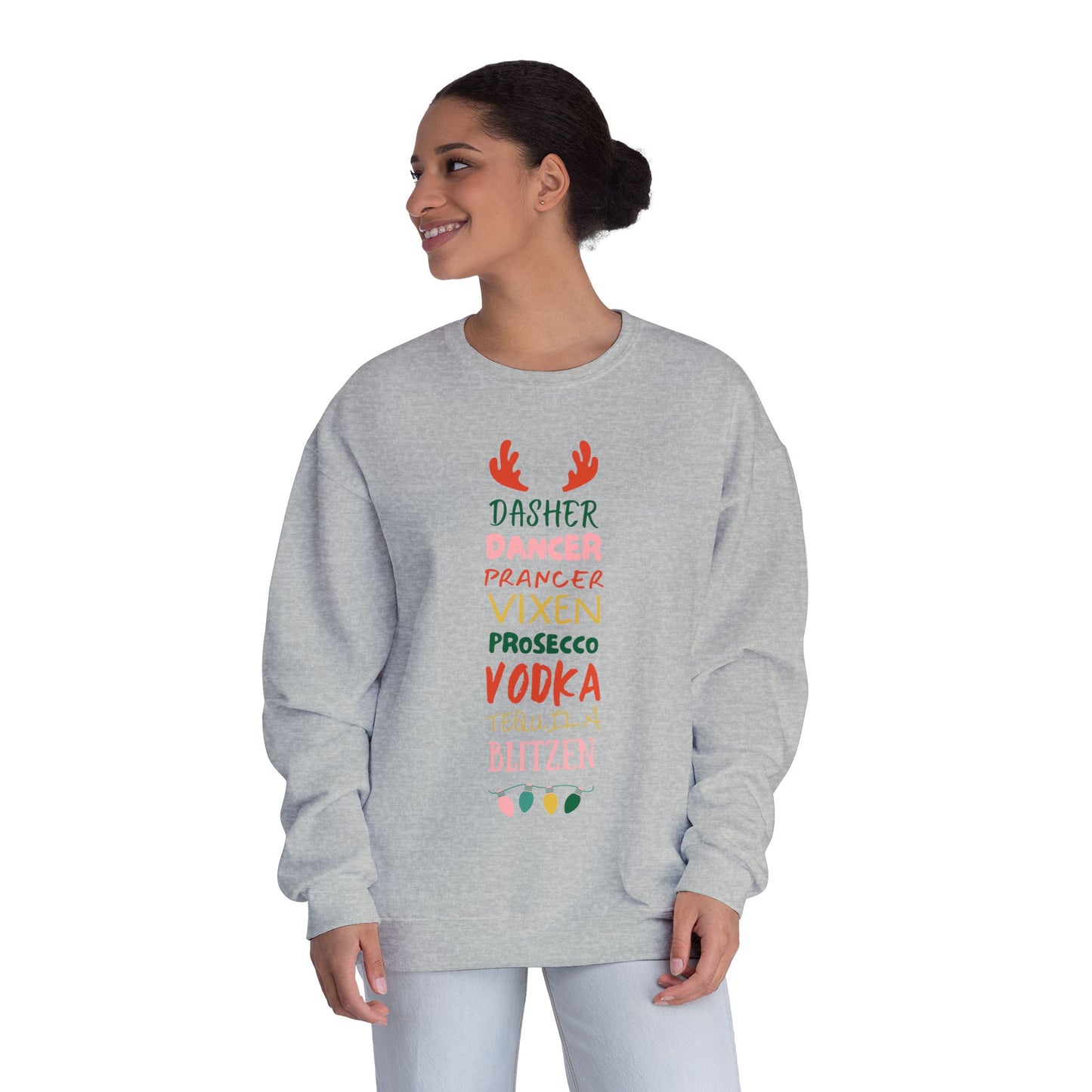"Vodka, Prosecco, Vixen" Holiday Sweatshirt