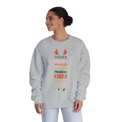 "Vodka, Prosecco, Vixen" Holiday Sweatshirt