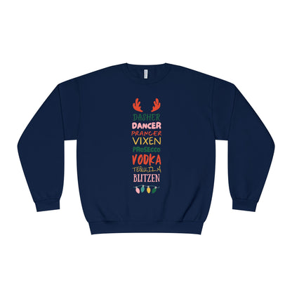 "Vodka, Prosecco, Vixen" Holiday Sweatshirt