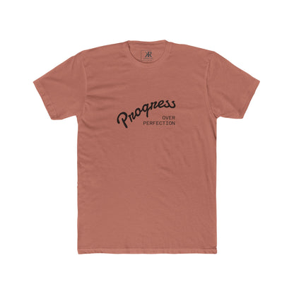 Progress Over Perfection T-Shirt - Unisex Cotton Crew Tee