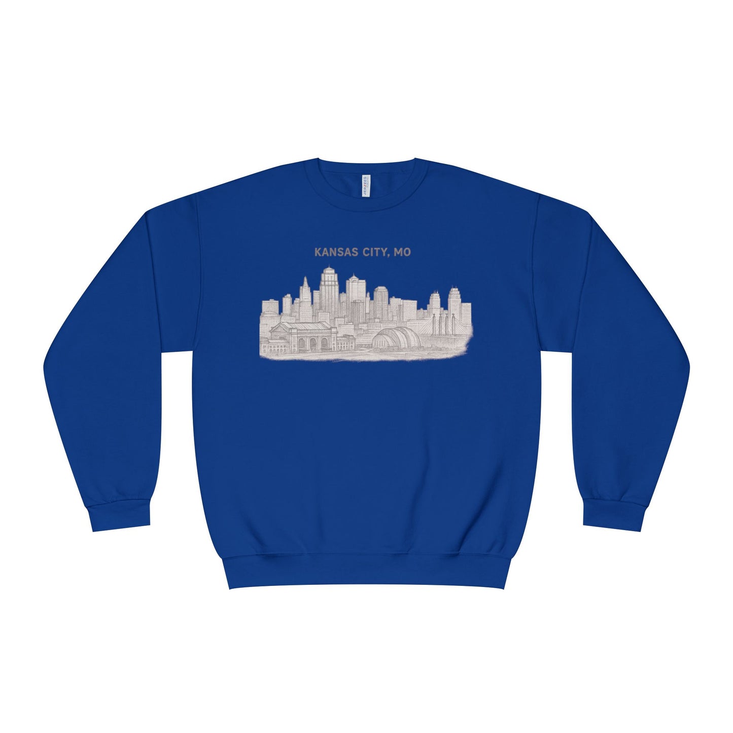 'Kansas City, MO' Vintage Cityscape Crewneck