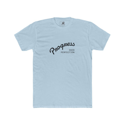 Progress Over Perfection T-Shirt - Unisex Cotton Crew Tee