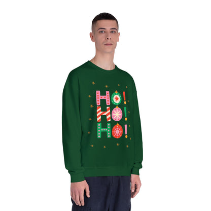 Holiday Crewneck Sweatshirt — "HO! HO! HO!"